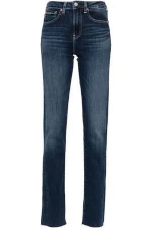 AG Jeans Jean Girlfriend Long à coupe droite
