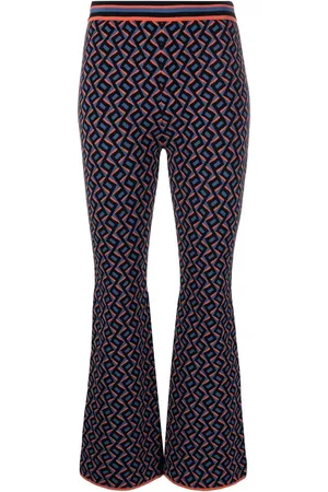 Diane von Furstenberg Pantalon Juno à motif en jacquard