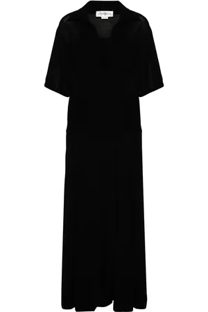 Victoria Beckham Robe longue en maille à empiècements