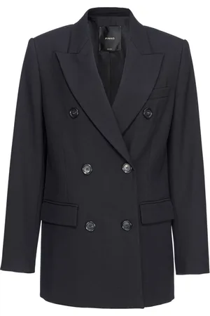 Pinko Blazer en sergé à boutonnière croisée