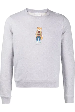 Maison Kitsuné Sweat en coton à imprimé Fox