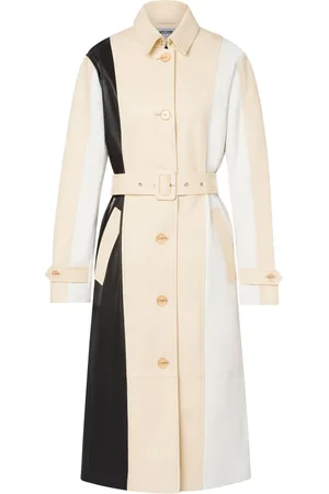 Moschino Manteau ceinturé à design colour block