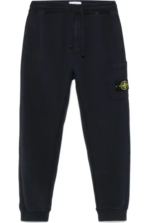 Stone Island Pantalon de jogging à patch Compass