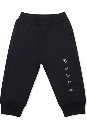 Marni Pantalon de jogging à logo imprimé