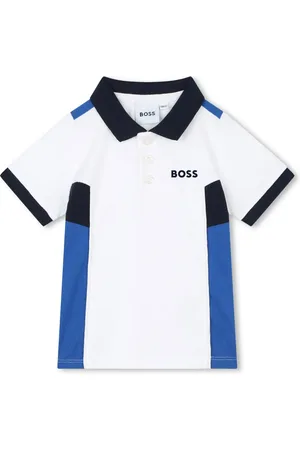 HUGO BOSS Polo en coton à logo imprimé