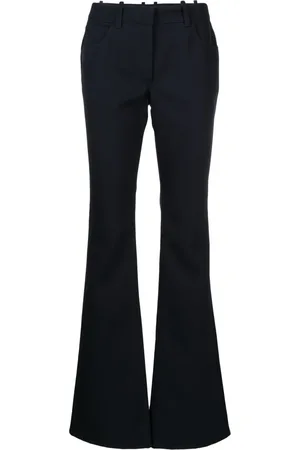 OFF-WHITE Pantalon en laine vierge à coupe évasée