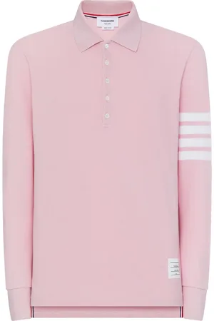 Thom Browne Polo rayé à manches longues