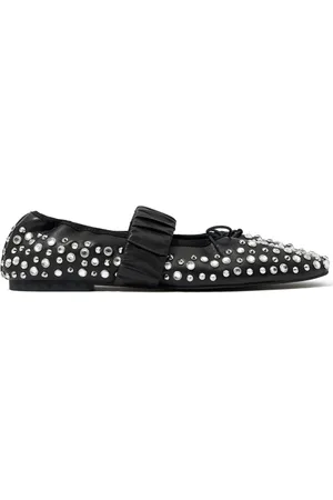 Bimba y Lola Ballerines en cuir à détails de clous