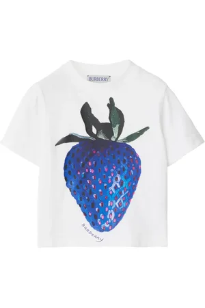 Burberry T-shirt à imprimé fraises