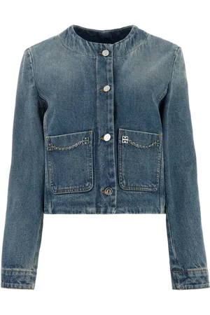 Givenchy Veste en jean à détail de chaîne