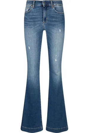 Liu Jo Jean bootcut à ornements strassés