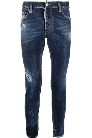 Dsquared2 Jean slim à effet usé