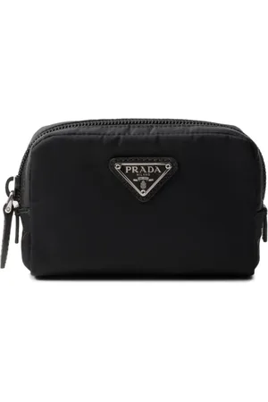 Prada Trousse de toilette à logo triangle