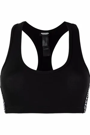 Dsquared2 Side logo-print sports bra
