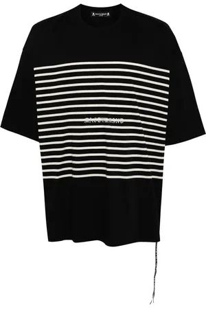 MASTERMIND JAPAN T-shirt en coton à rayures