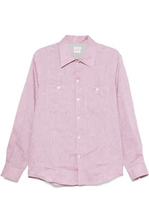 Brunello Cucinelli Chemise à tissu flammé