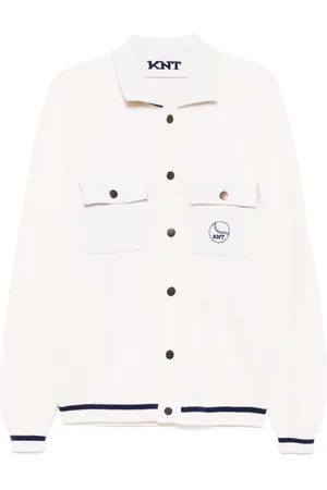 Kiton Veste à logo brodé