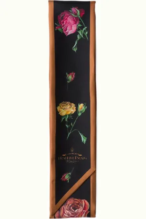 Prada écharpe en sergé à fleurs