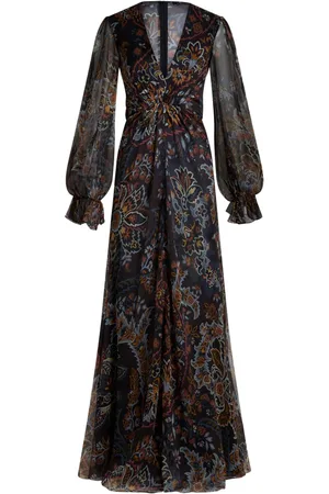 Etro Robe à imprimé cachemire