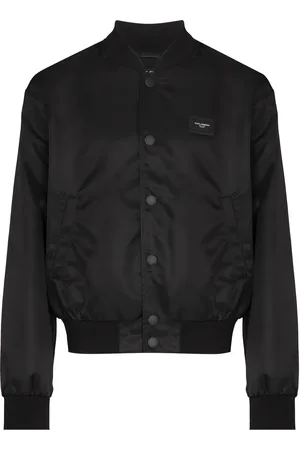 Dolce & Gabbana Veste bomber à plaque logo DG