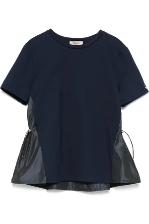 HERNO T-shirt à empiècements