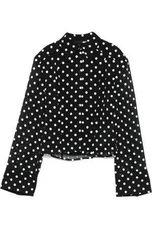 ROTATE Chemise à ourlet asymétrique