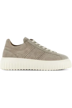 Hogan Baskets H-Stripes en daim