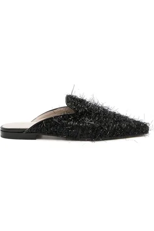Fabiana Filippi Mules texturées à bout ouvert