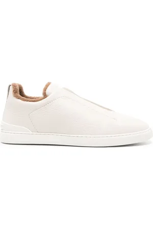 Ermenegildo Zegna Baskets Triple Stitch en cuir