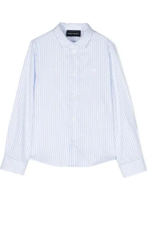 Emporio Armani Chemise en coton à rayures