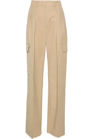 Sportmax Pantalon à détail plissé