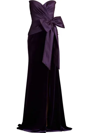 Tadashi Shoji Robe-bustier à détail de nœud