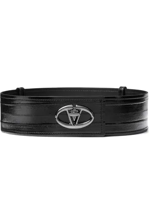 VALENTINO GARAVANI Ceinture en cuir à détail VLogo