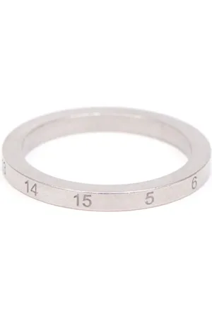 Maison Margiela Bague Numerical à design gravé
