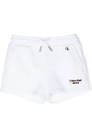 Calvin Klein Short en coton à logo brodé