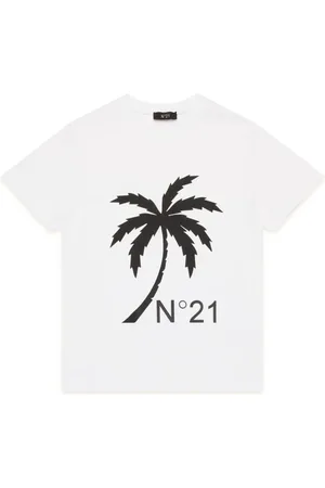 Nº21 T-shirt à logo imprimé