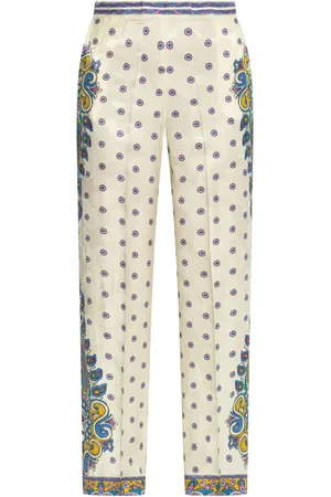 Etro Pantalon à motif cachemire