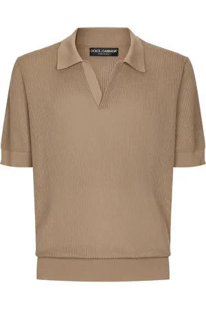 Dolce & Gabbana Polo en maille nervurée