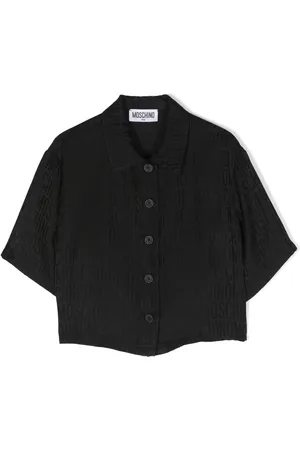 Moschino Chemise à logo en jacquard