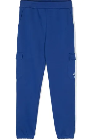 Golden Goose Pantalon de jogging en coton à logo imprimé