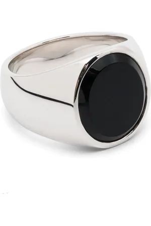 TOM WOOD Bague Oval sertie d