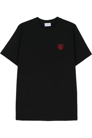 Family First T-shirt en coton à logo brodé