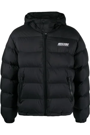 Moschino Doudoune à logo brodé