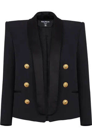 Balmain Blazer en laine à boutonnière croisée