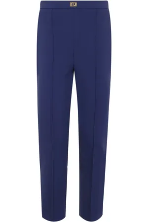 Elisabetta Franchi Pantalon à plaque logo
