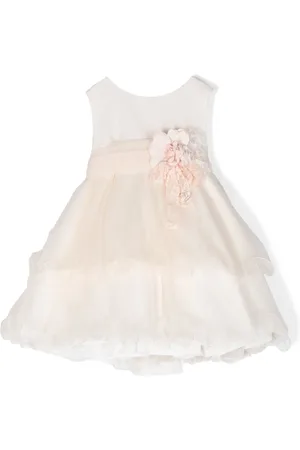 Mimilù Robe à fleurs appliquées