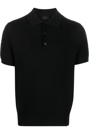 BRIONI Polo en maille gaufrée