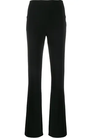 Norma Kamali Pantalon droit à taille haute