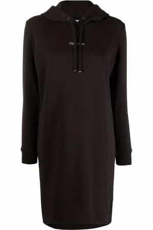 Calvin Klein Robe-hoodie à logo imprimé