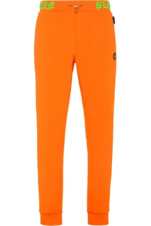 Philipp Plein Pantalon de jogging Skull and Bones à taille logo